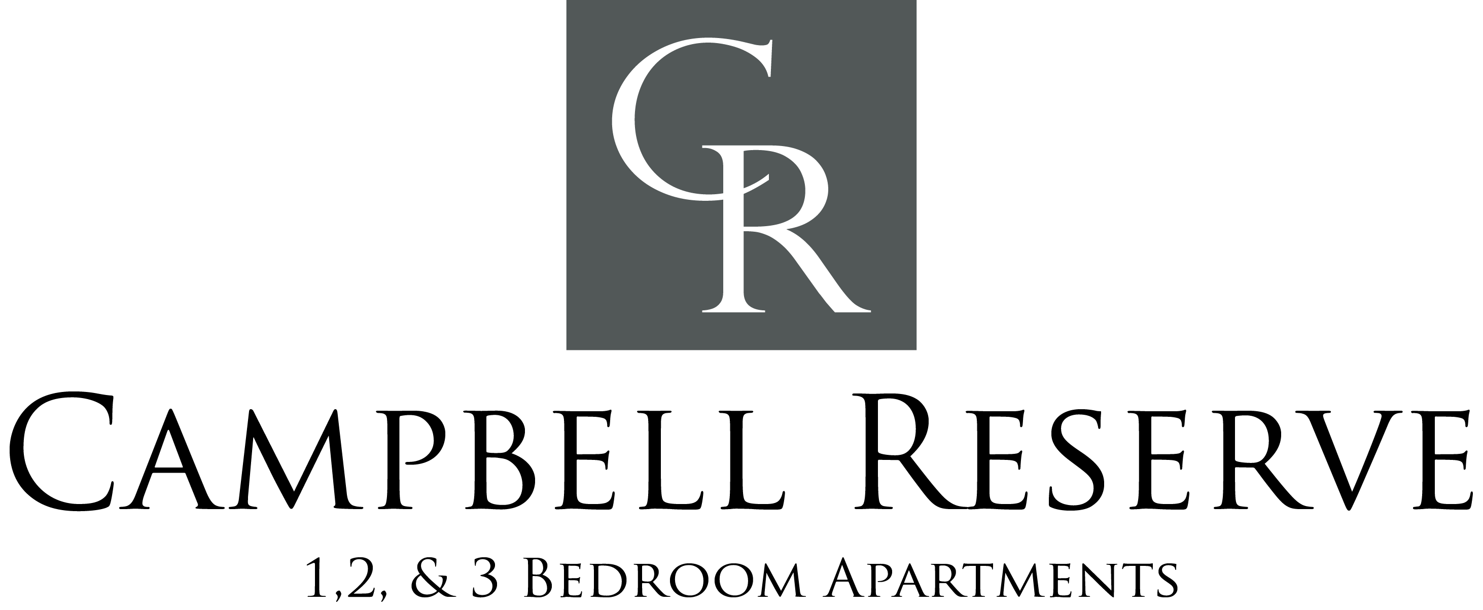 the logo for the 12 3 bedroom apartments
